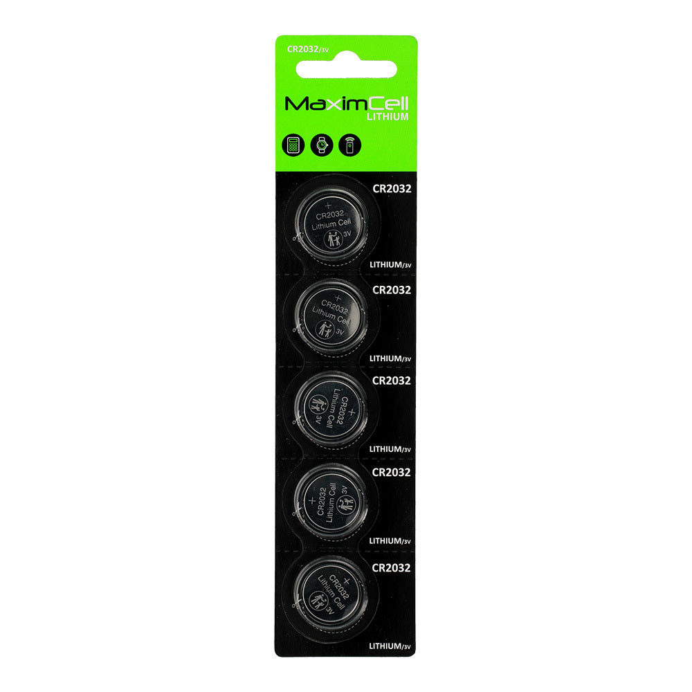 MaximCell Battery, CR2032, Set of 5 pieces