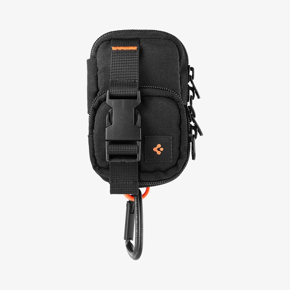 Universal MagSafe Pouch for Phone, Spigen, Snap Zip, Black AFA09338