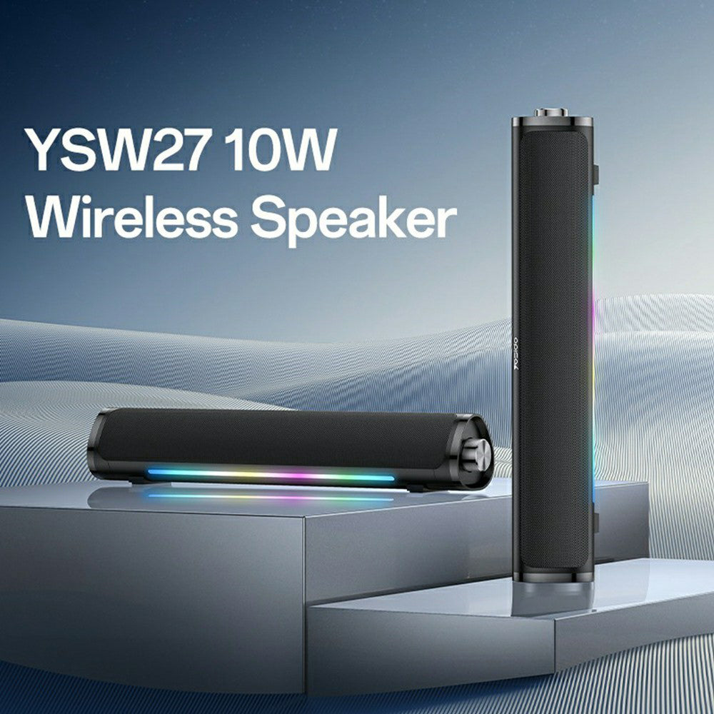 Yesido YSW27 Bluetooth Speaker, 10W, RGB, Black
