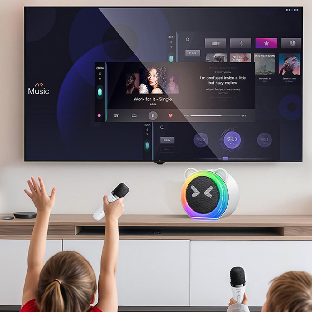 Yesido YSW36 Kids Bluetooth Speaker, 5W, Karaoke, White