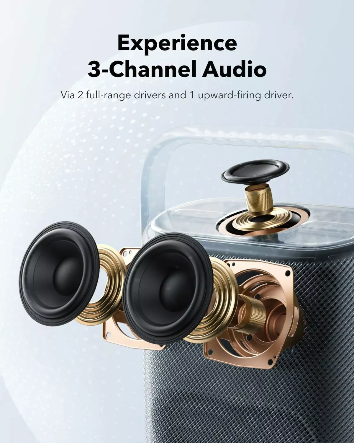 Anker SoundCore Motion X500 Portable Bluetooth Speaker, 40W, Waterproof, Black A3131011