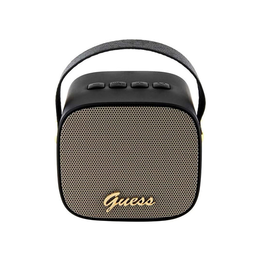 Guess 4G Script Logo Portable Bluetooth Speaker, 5W, Black