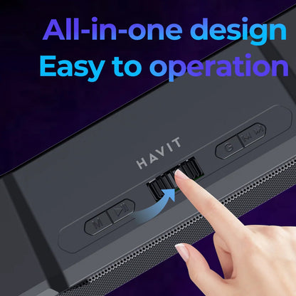 HAVIT SK772BT Bluetooth Speaker, 10W, Black