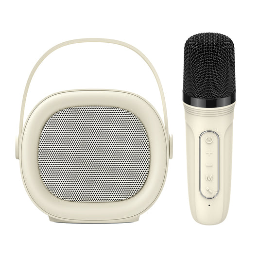 HAVIT SK819BT Karaoke Portable Bluetooth Speaker, 5W, Beige