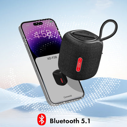 XO Design F38 Portable Bluetooth Speaker, 5W, Black