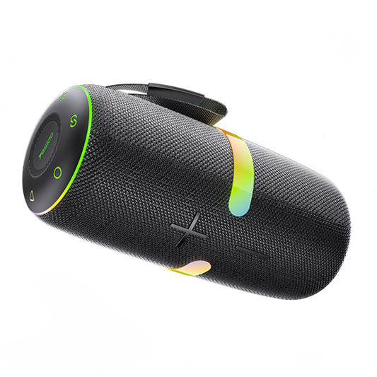 Yesido YSW22 Portable Bluetooth Speaker, 30W, RGB, Waterproof, Black