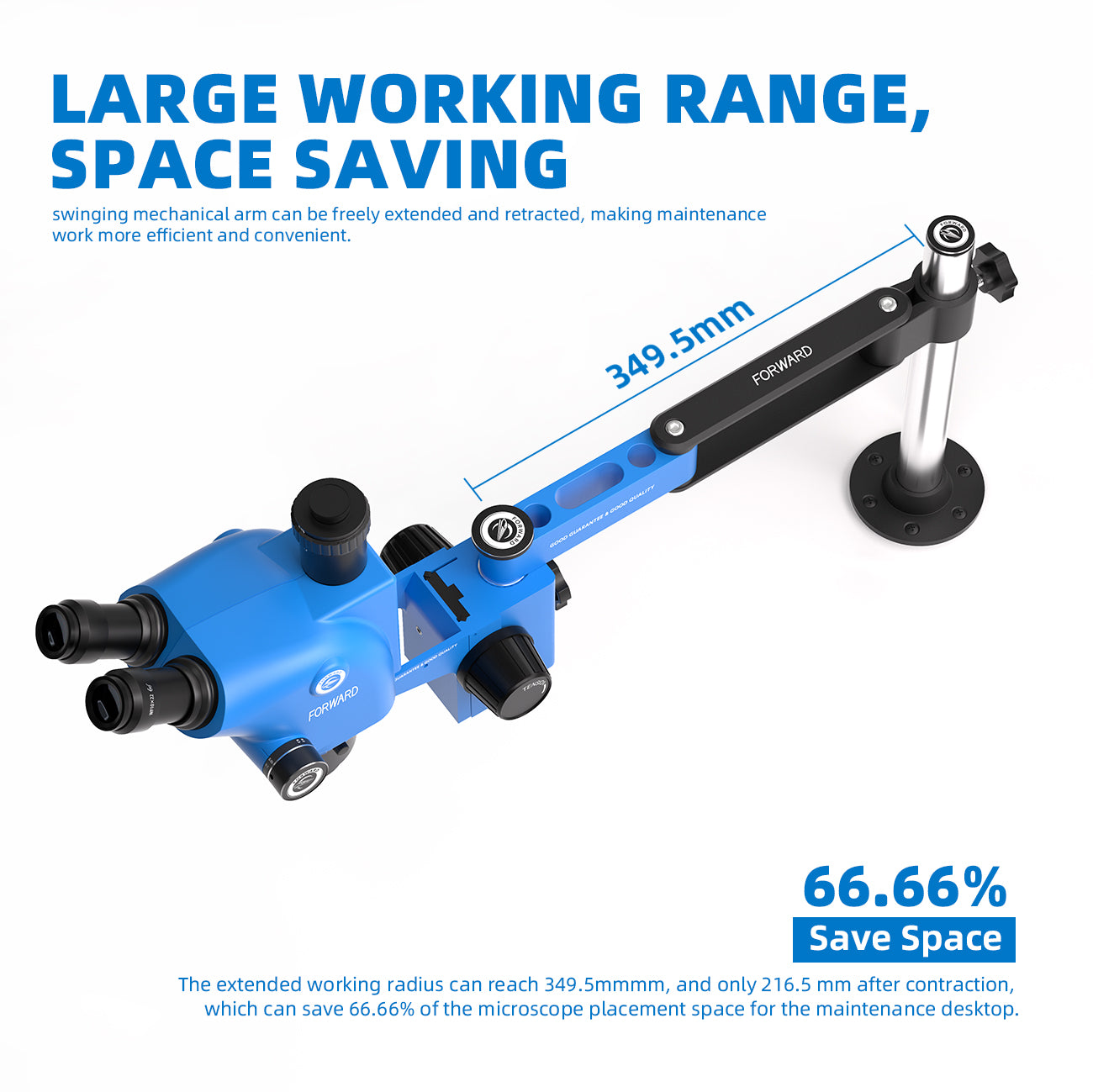 Adjustable Arm Forward FW-R02 for Microscope