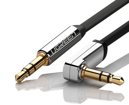 UGREEN AV119 Angled 3.5mm - 3.5mm Audio Cable, 3m, Black