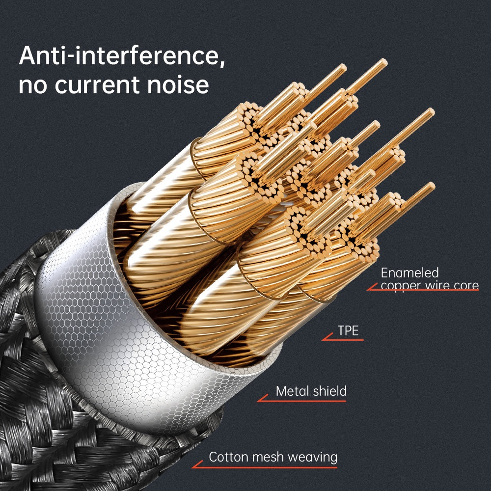 Lightning to 3.5mm McDodo Audio Cable CA-0890, 1.8m, Black