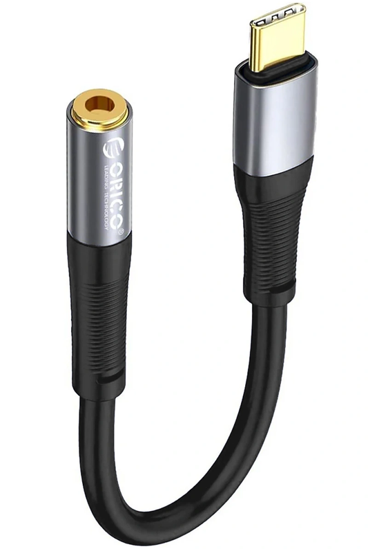 USB-C Audio Cable - 3.5mm Orico AXC-02, 0.20m, Black