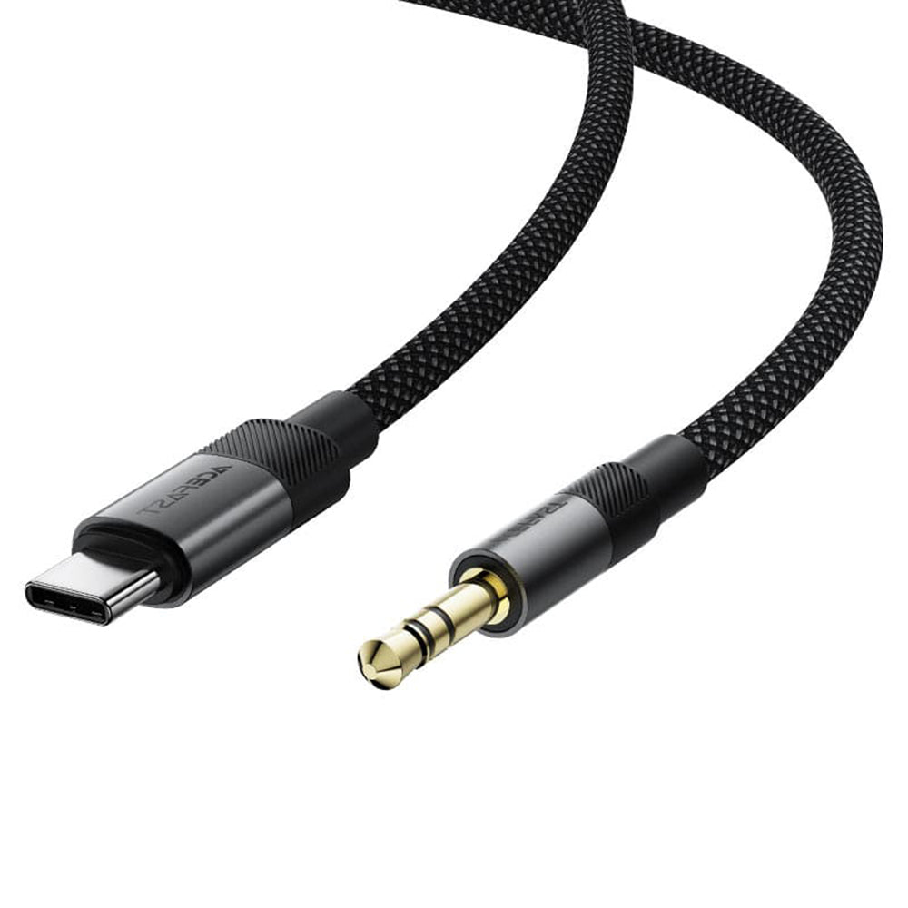 USB-C to 3.5mm Acefast J11 Audio Cable, 1m, Black