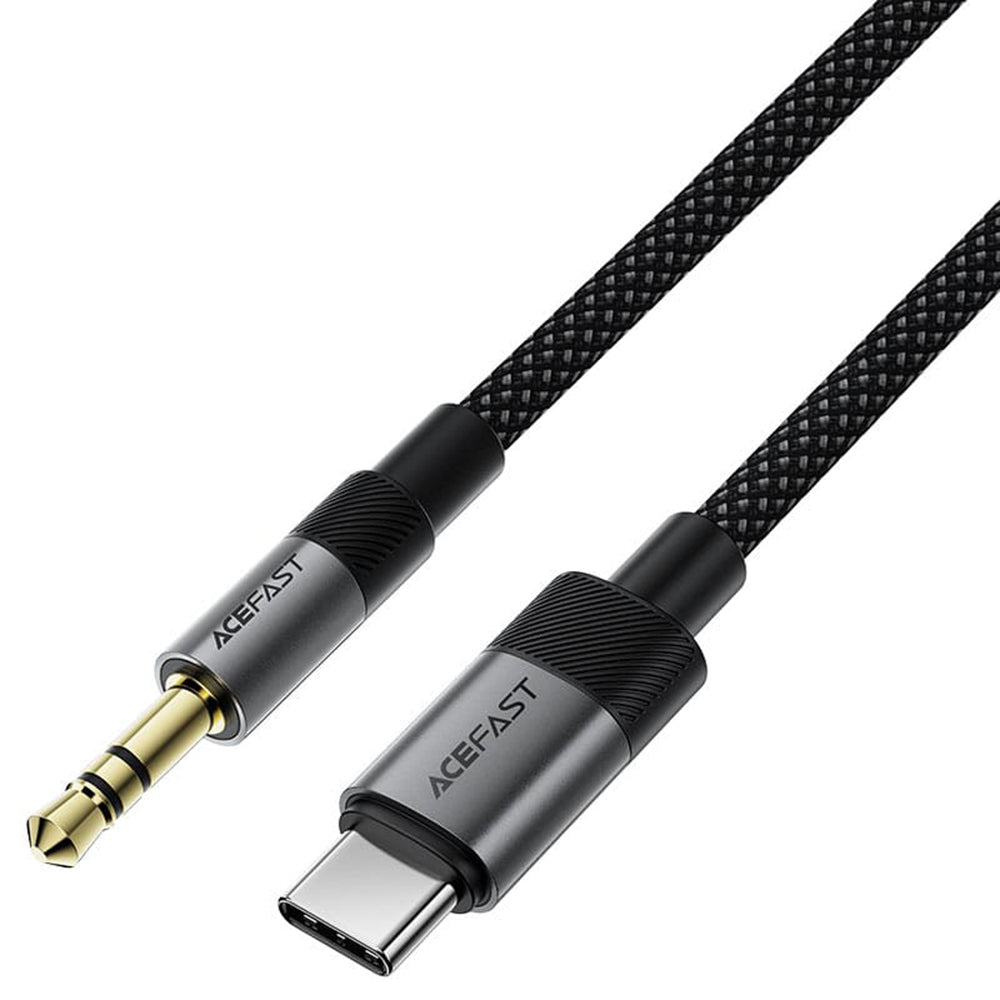 USB-C to 3.5mm Acefast J11 Audio Cable, 1m, Black