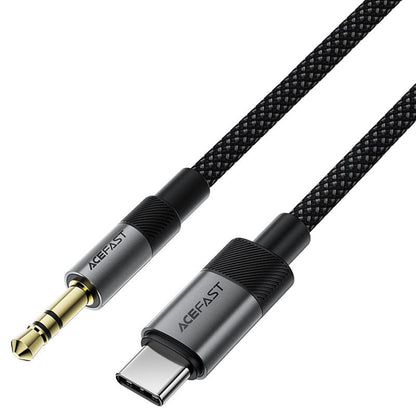 USB-C to 3.5mm Acefast J11 Audio Cable, 1m, Black