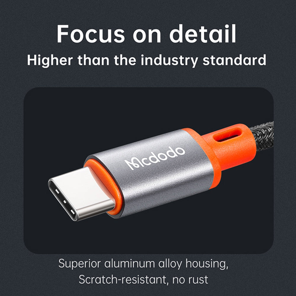 USB-C to 3.5mm McDodo CA-0820 Castle Audio Cable, 1.2m, Black