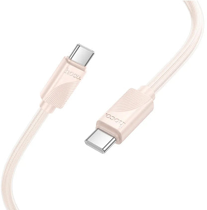 USB-C Data and Charging Cable - USB-C HOCO X114, 60W, 1m, Pink
