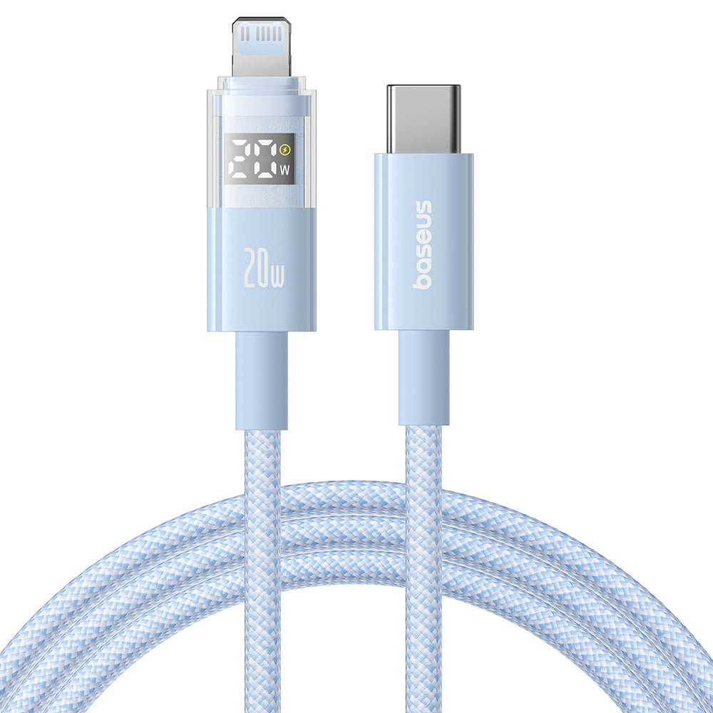 USB-C Data and Charging Cable - USB-C Baseus Display 2, 100W, 1m, Blue P10382702311-00