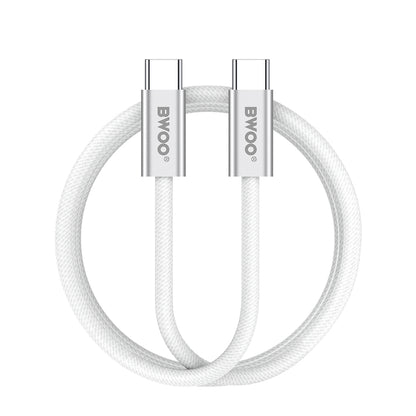 USB-C Data and Charging Cable - USB-C BWOO BO-X317C, 240W, 1m, White