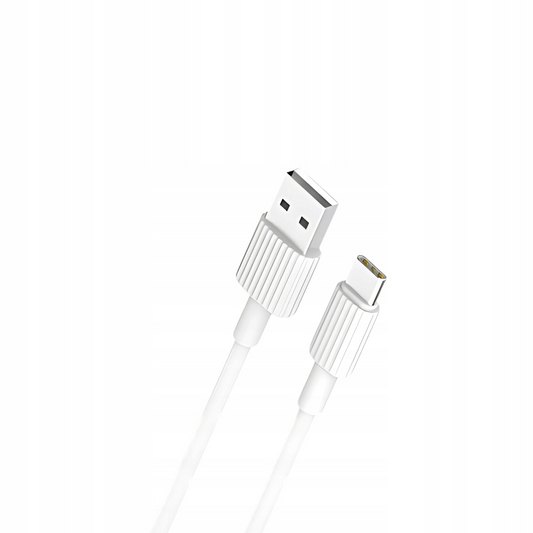 USB-A to USB-C Data and Charging Cable XO Design NB156, 60W, 1m, White