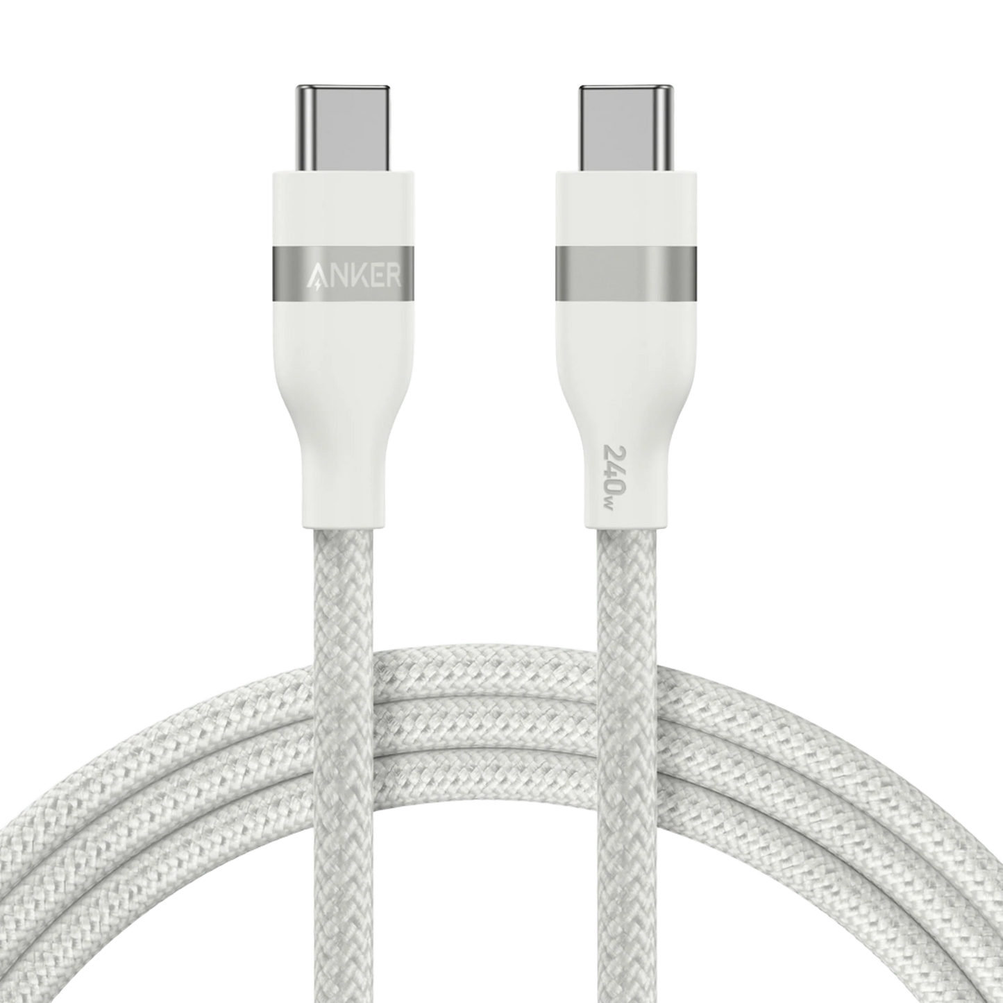 USB-C Data and Charging Cable - USB-C Anker, 240W, 1.8m, White A82E2H22