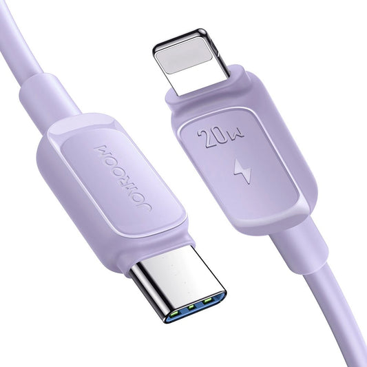 USB-C to Lightning Data and Charging Cable Joyroom S-A14, 20W, 1.2m, Purple