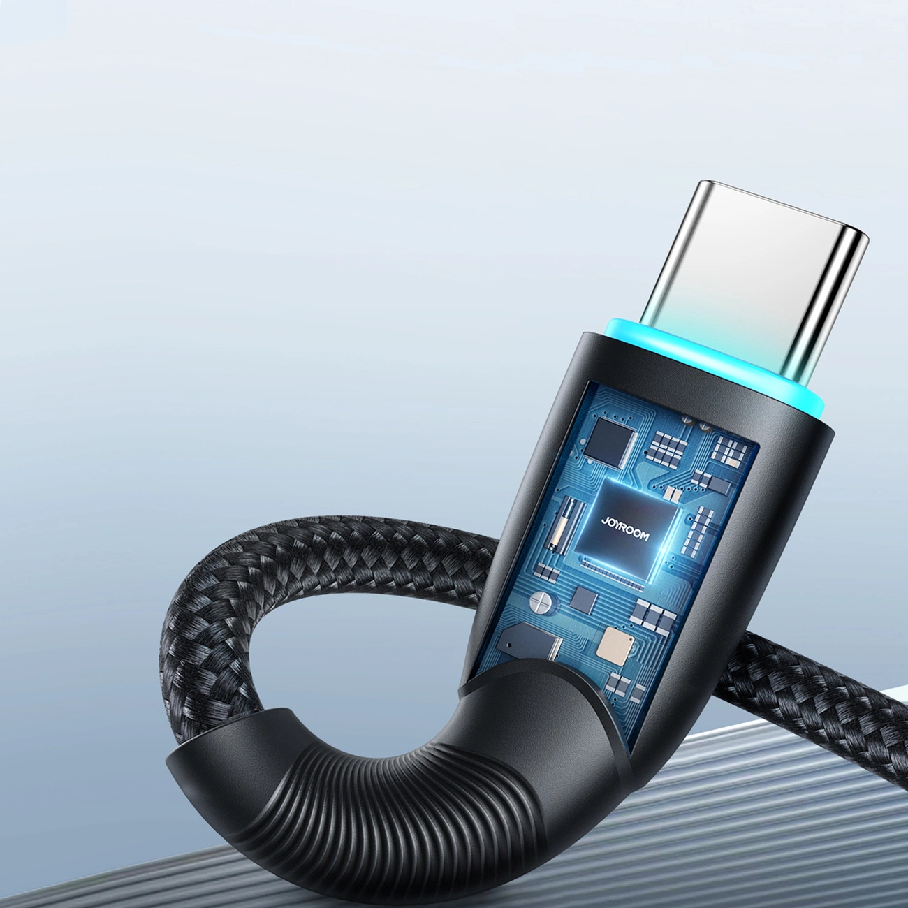USB-A to USB-C Data and Charging Cable Joyroom S-A32, 18W, 1m, Black