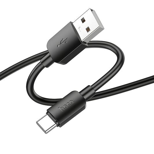 USB-A to USB-C Data and Charging Cable HOCO X96, 27W, 1m, Black