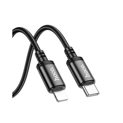 USB-C to Lightning Data and Charging Cable HOCO X89, 27W, 2m, Black