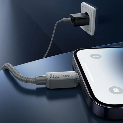 USB-C to Lightning Data and Charging Cable HOCO X113, 27W, 1m, Gray