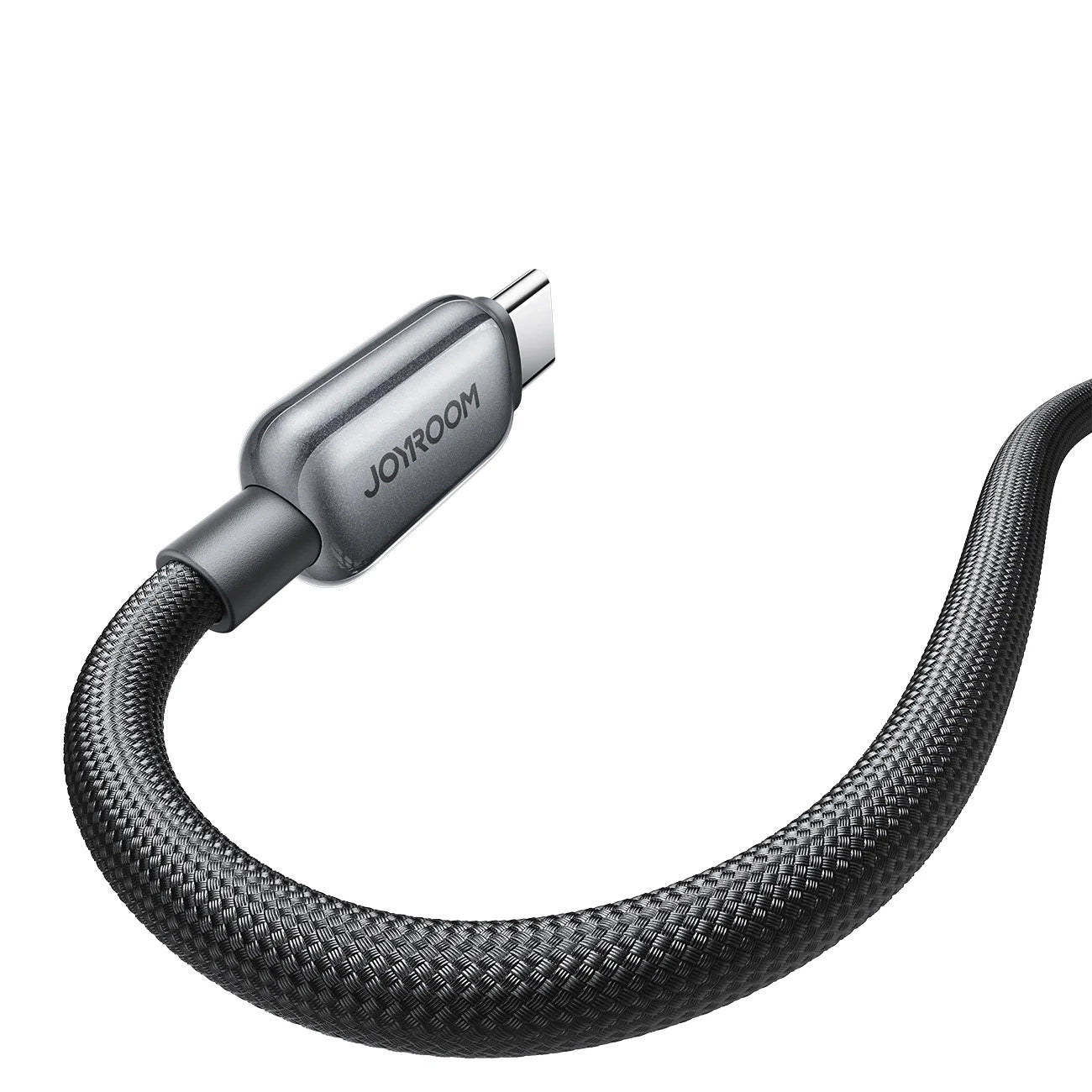 USB-C Data and Charging Cable - USB-C Joyroom S-A55 StarFlight Display, 100W, 1.2m, Black