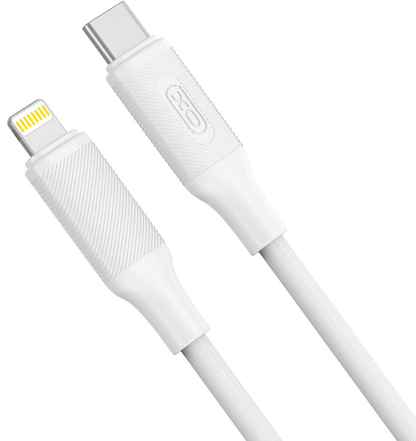USB-C to Lightning Data and Charging Cable XO Design NB-Q265A, 27W, 1m, White