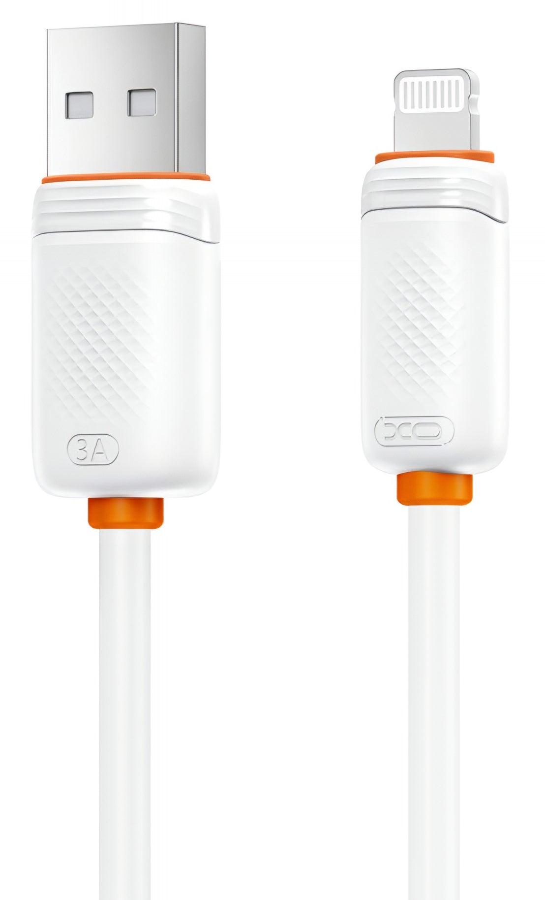 USB-A to Lightning Data and Charging Cable XO Design NB302, 18W, 1m, White