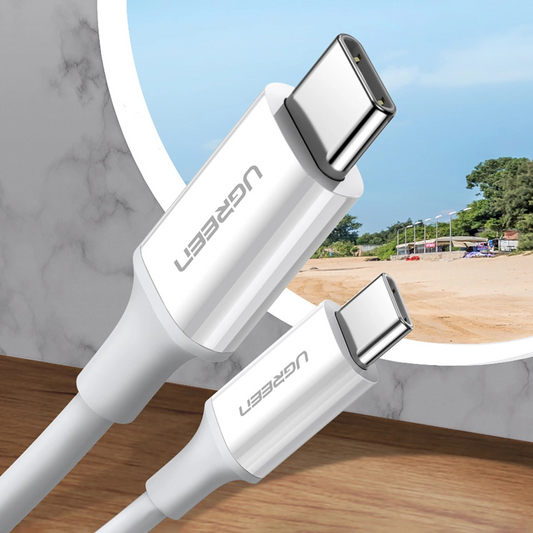 USB-C Data and Charging Cable - USB-C UGREEN US264, 60W, 0.5m, White