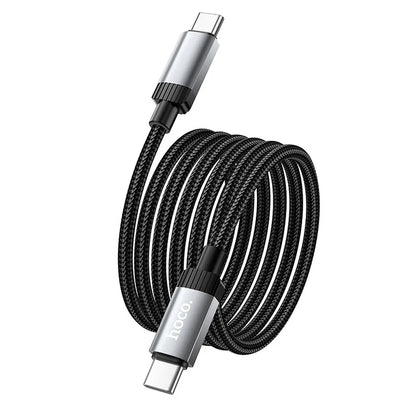 USB-C Data and Charging Cable - USB-C HOCO X117, 60W, 1m, Black