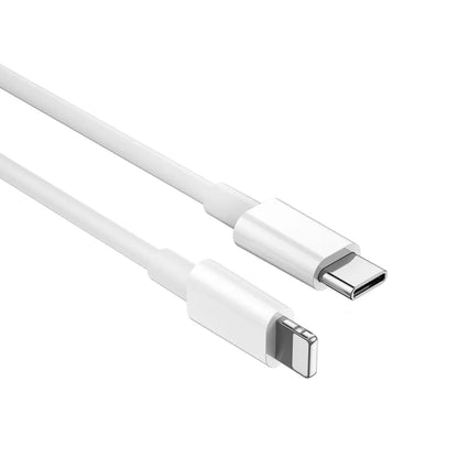 USB-C to Lightning Data and Charging Cable WiWu Wi-C008, 30W, 1.2m, White
