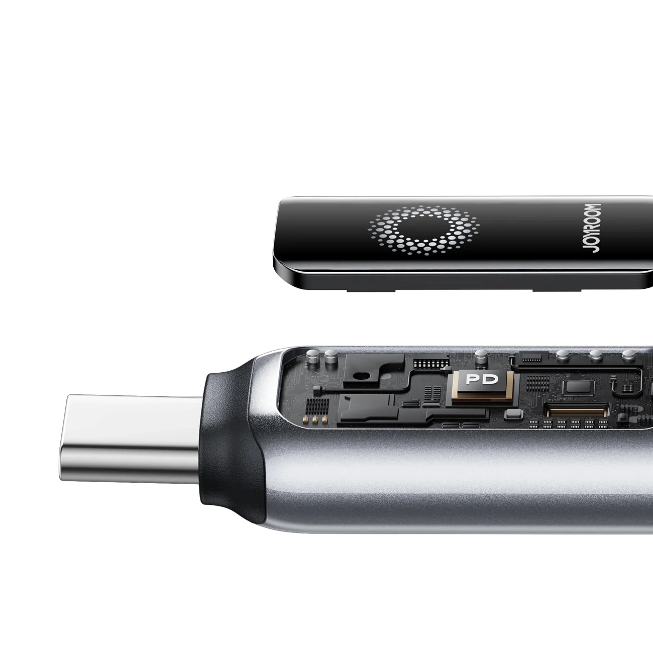 USB-C to Lightning Data and Charging Cable Joyroom S-A55 StarFlight Display, 30W, 1.2m, Black