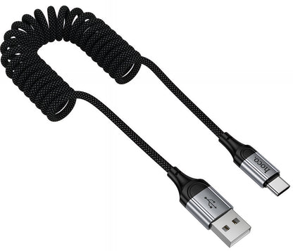 USB-A to USB-C Data and Charging Cable HOCO X121, 18W, 1.5m, Black