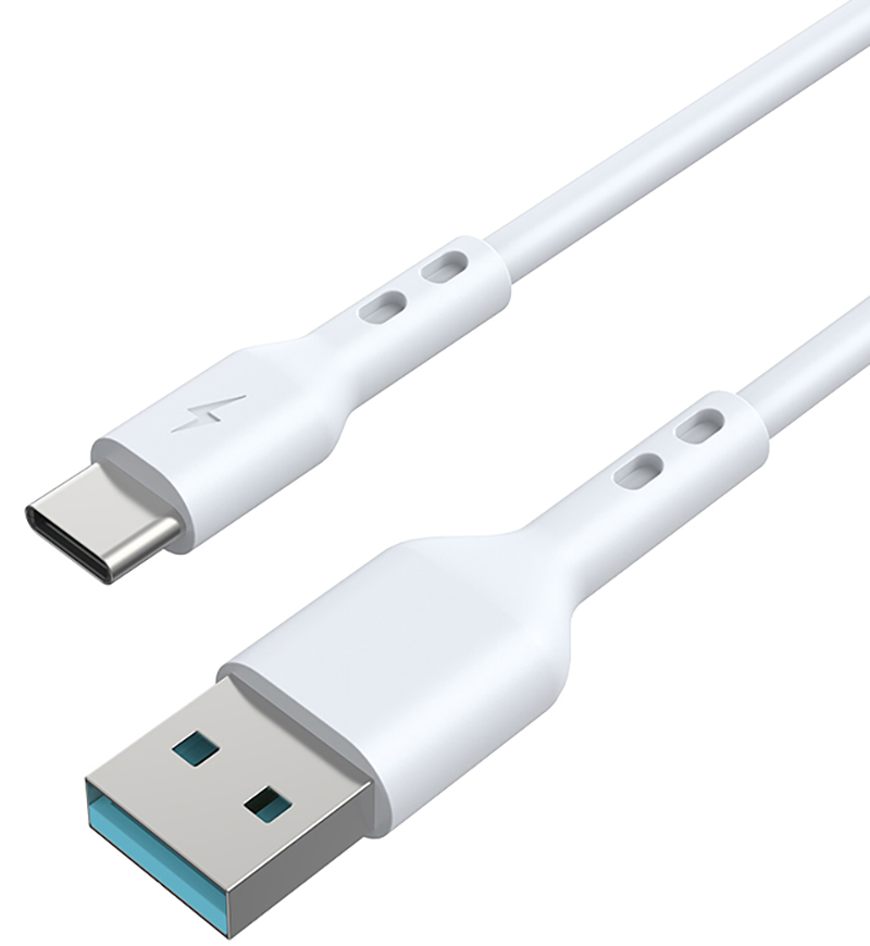 USB-A to USB-C Data and Charging Cable BWOO X172C, 60W, 1m, White