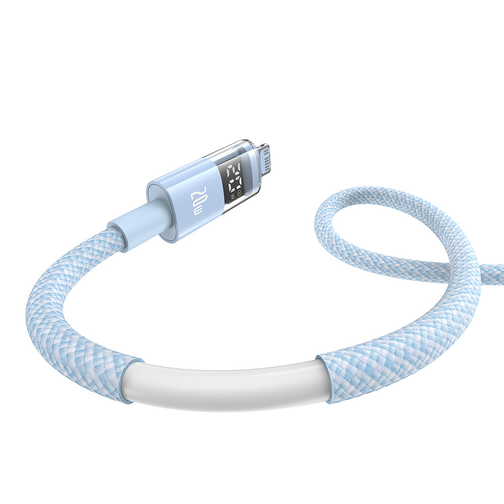 USB-C Data and Charging Cable - USB-C Baseus Display 2, 100W, 1m, Blue P10382702311-00