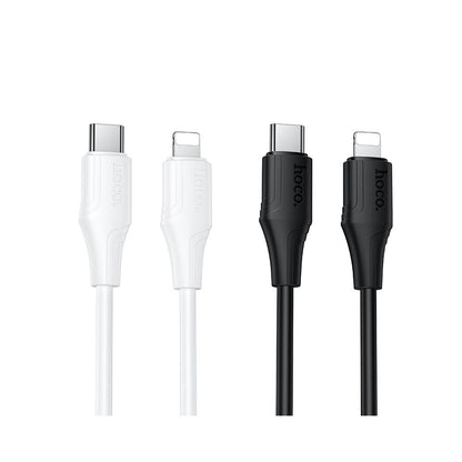 USB-C to Lightning Data and Charging Cable HOCO X124, 27W, 1m, White