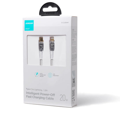 USB-C to Lightning Data and Charging Cable Joyroom S-CL020A3, 20W, 1.2m, White