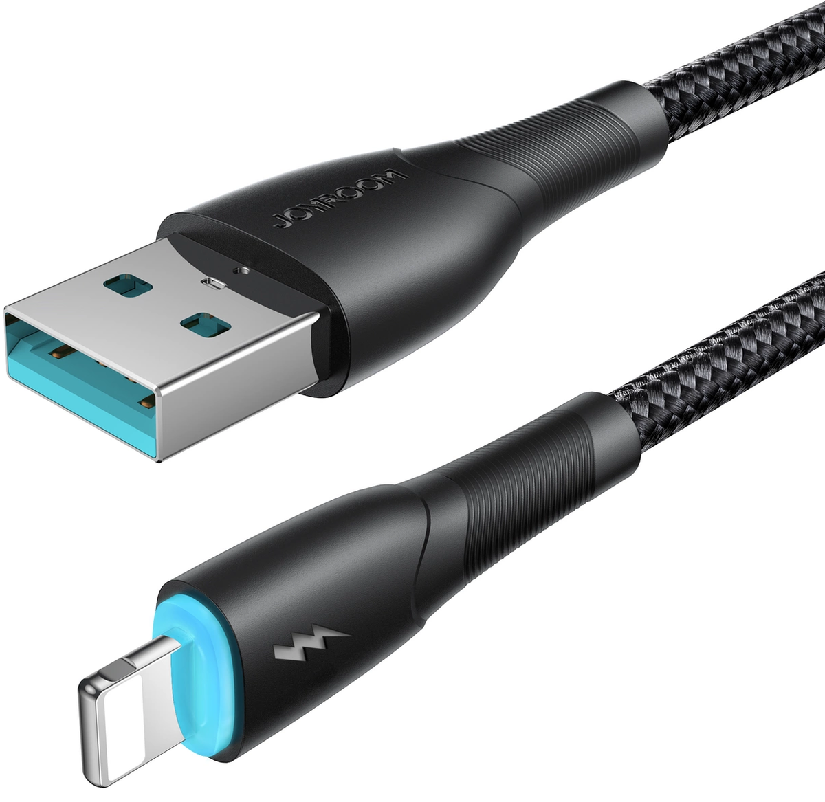 Joyroom SA32-AL3 USB-A to Lightning Data and Charging Cable, 18W, 1m, Black