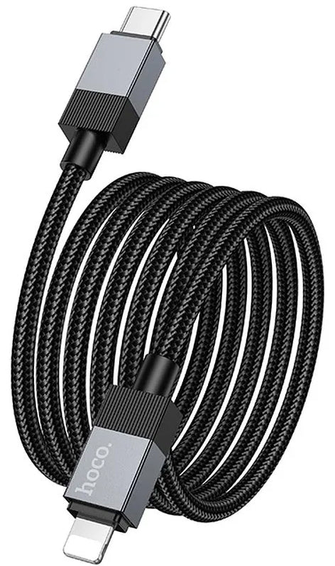 USB-C to Lightning Data and Charging Cable HOCO X110, 27W, 1m, Black