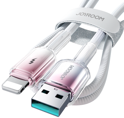 USB-A to Lightning Data and Charging Cable Joyroom S-A42, 18W, 1.2m, White