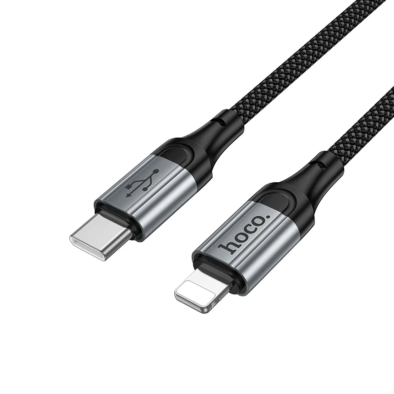 USB-C to Lightning Data and Charging Cable HOCO X121, 27W, 1.5m, Black