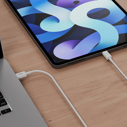 USB-C to USB-C Data and Charging Cable - Allity. AUC-03, 100W, 2m, White