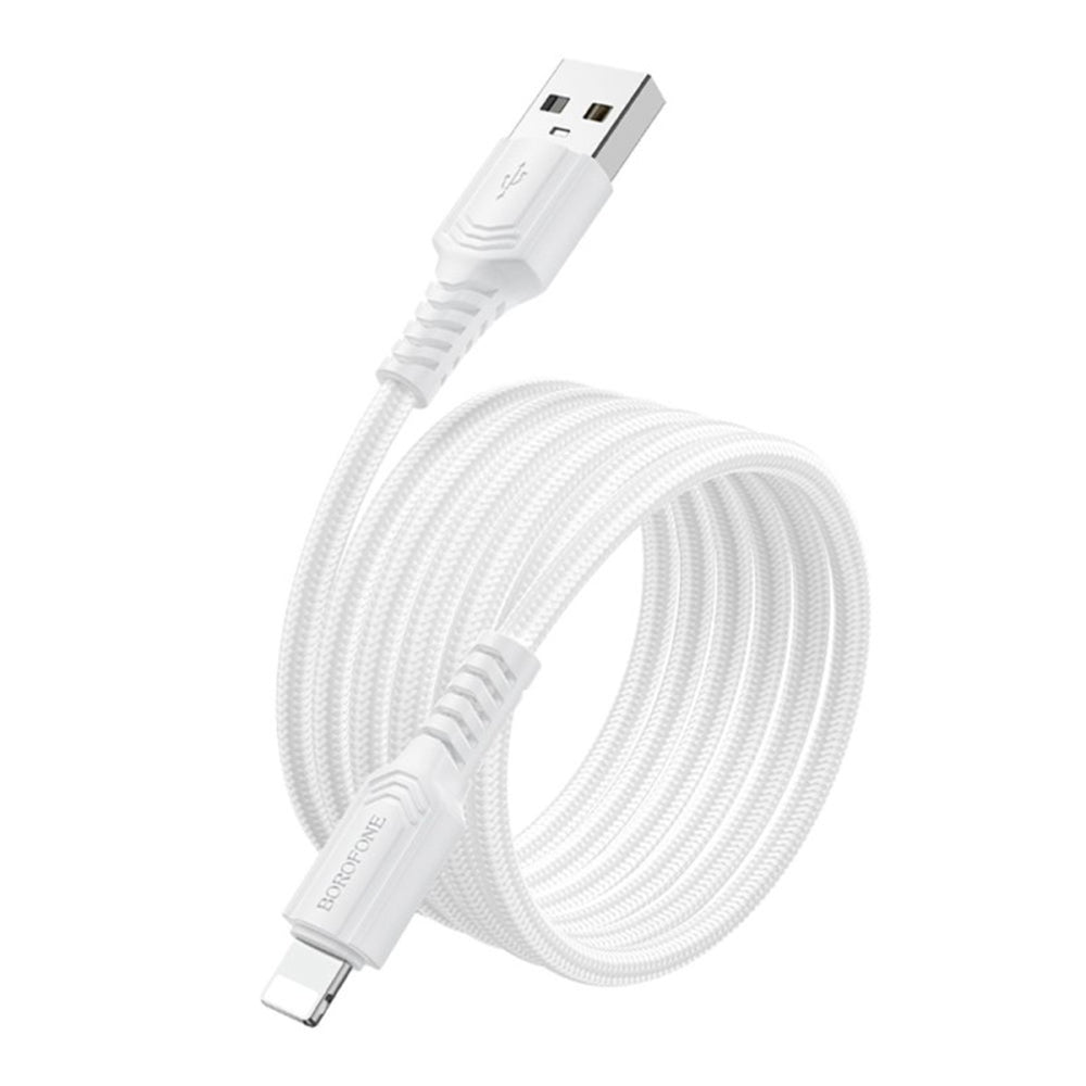 USB-A to Lightning Data and Charging Cable Borofone BX116 Certain, 18W, 1m, Black