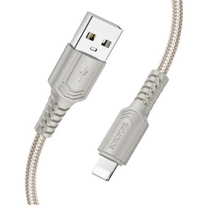USB-A to Lightning Data and Charging Cable Borofone BX116 Certain, 18W, 1m, Black