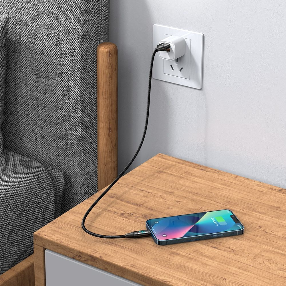 USB-A to Lightning McDodo CA-1060 Data and Charging Cable, 12W, 1.2m, Black