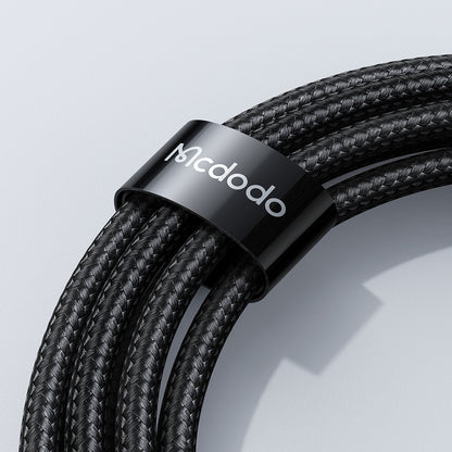 USB-A to microUSB Data and Charging Cable McDodo CA-1070 Display, 18W, 1.2m, Black