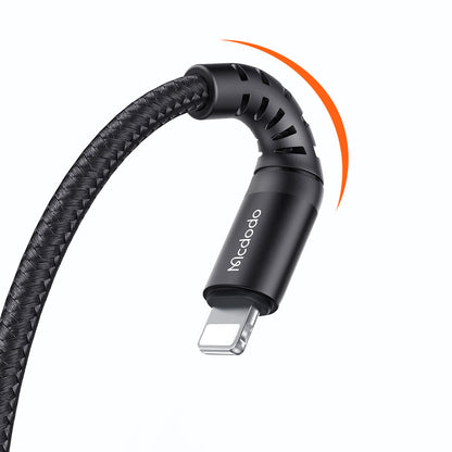 USB-A to microUSB Data and Charging Cable McDodo CA-2281, 18W, 1m, Black